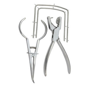 Nouvel ensemble dentaire manuel 2026 – Instruments chirurgicaux en acier inoxydable, incluant kit de barrage dentaire, forceps, pinces, perforateur, certifié CE - Product Image 5