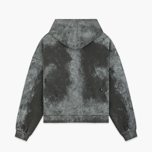 New Arrival Winter Distress Embroidery Hoodies Men's Fleece Breathable High Quality Cotton Blended - Product Image 2