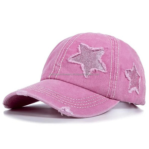 Casquette de baseball unisexe personnalisée en satin et coton vintage, réglable et brodée - Product Image 6