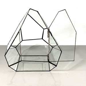 Contemporary Terrarium <b>Mini</b> Indoor Garden Perfect For Hotel Lobby And Hospitality Interior Decoration Handcrafted From India - Product Image 1