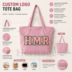 HMR Alpha |   Sac de shopping réversible brodé Kapa Alpha Soror pour femmes |   Sacs fourre-tout personnalisés brodés pour femmes de sororité - Product Image 6