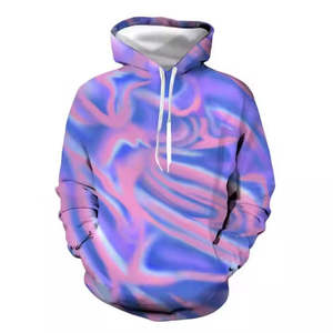 Survêtements imprimés en 3D par sublimation, ensembles unisexes deux pièces avec pantalon évasé et sweats à capuche pour hommes - Product Image 2