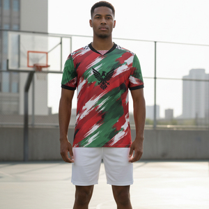 Palestine <b>Soccer</b> Jersey Mens Football Shirt Custom Team Name Number Printing Breathable Quick Dry <b>Soccer</b> Training Wear - Product Image 6