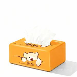 Eco-Friendly Bamboo Facial <b>Tissue</b> Roll Biodegradable 100% Natural Fiber Soft 2–4 Ply <b>Tissue</b> for Home Hotel Public Restroom - Product Image 3