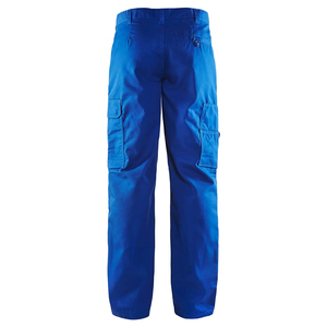 Pantalon de travail haute visibilité OEM en gros, tissu extensible, taille élastique, multi-poches, coutures renforcées, logo personnalisé - Product Image 2