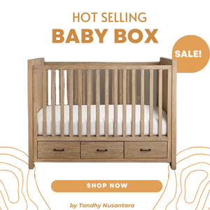 Cama de bebé de madera de diseño simple Caja de bebé súper cómoda Cama de bebé de seguridad Precio al por mayor de alta calidad - Product Image 6