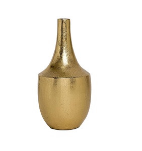 ผู้ผลิต OEM แจกันดอกไม้อะลูมิเนียมตกแต่งทันสมัย ของตกแต่งบ้านมีสไตล์ น้ำหนักเบา ทนทาน ของตกแต่งกลางโต๊ะ ดีไซน์โดดเด่น - Product Image 5