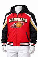 Chaqueta de baloncesto premium personalizada, ligera, transpirable, para entrenamiento de equipo y uso en el banquillo, de alto rendimiento.