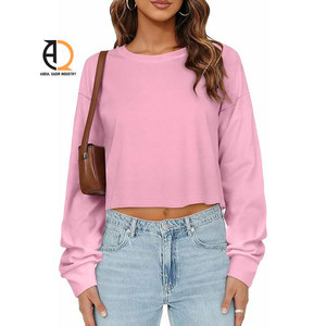 Sudadera Corta de Forro Polar para Mujer, Estilo Holgado y Moderno - Product Image 6