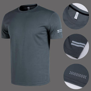 Camiseta Deportiva Blanca de Manga Corta para Hombre, Cuello Redondo, Corte Ajustado, 100% Algodón, Absorbe la Humedad, Impresión por Transferencia de Calor, Personalizada con el Logotipo del Equipo en la Parte Delantera - Product Image 4