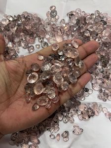 Natural Cubic Zirconia Faceted Oval & <b>Cushion</b> Cut Mix Shape Gemstone - Product Image 1