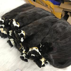 Extensiones de cabello humano liso natural a granel de cabello virgen vietnamita crudo sin procesar se pueden blanquear 613 Comprar extensiones vírgenes - Product Image 2