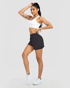 Shorts d'été personnalisés pour femmes avec logo, taille basse, effet push-up, en spandex, pour le sport et le cyclisme - Product Image 3