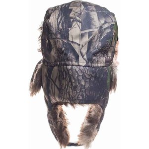 Gorro Unisex de Camuflaje con Orejeras, Piel Sintética, para Invierno, Estilo Trapper, con Cierre de Botón, 58-60CM, Estilo Casual - Product Image 6