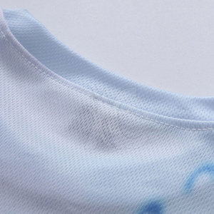 T-shirt pour homme à imprimé intégral par sublimation, doux, confortable, séchage rapide, col rond, décontracté, sportif, design personnalisé, vêtements promotionnels - Product Image 3