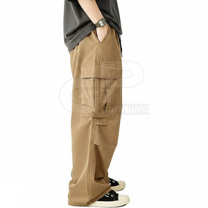 Pantalones Cargo para Hombre, Estilo Urbano, Diseño con Múltiples Bolsillos, Ajuste Cómodo, Ideal para Uso Casual y al Aire Libre - Product Image 5