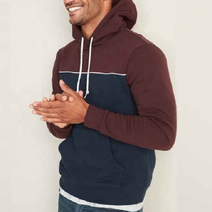Regular Fit Polyester/Cotton Fleece Solid <b>Hoodie</b> for Men Casual Pullover Breathable Quick Dry Great for <b>Workouts</b> Lounging - Product Image 2