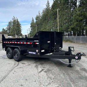 Mini remorque benne basculante - Remorque benne basculante pour camion 6x12/6x14/7x12/7x14/5'x10/5x7/5x8/6x10/7x16 Capacité 1400 kg - Product Image 1