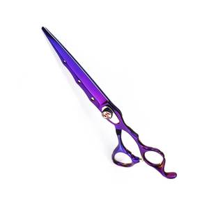 Ciseaux de coiffure professionnels en acier inoxydable 440C, lame tranchante, manche moyen, pour droitiers, ciseaux de coupe de cheveux réutilisables - Product Image 3