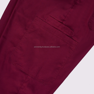 Pantalones de Enfermería Elásticos Personalizables para Mujer, Estilo Jogger, Estampado Digital, Tela Twill, Diseño OEM Vietnamita para Hospitales y Cirugía - Product Image 4