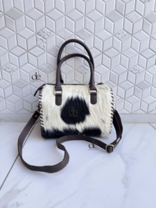 Bolsos de Cuero Vacuno con Cierre, Bolsos Cruzados de Moda de Alta Calidad, Tamaño Mediano, Gran Capacidad, para Uso Diario de Mujeres - Product Image 1