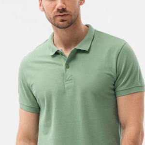 Polo en coton pour homme, personnalisable avec logo, nouveau design, léger et tendance, vente en gros - Product Image 3