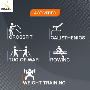 Guantes de Gimnasio con Soporte para Muñeca, Agarre Extra, Protección Completa de la Palma, Guantes sin Dedos Ajustables para Hombres y Mujeres, Crossfit, Escalada - Product Image 5