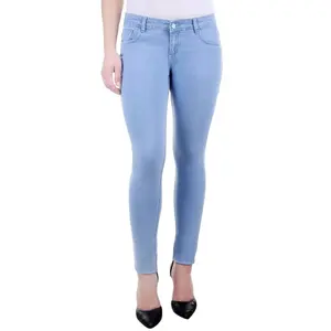 جديد أزياء 2024 سراويل جينز الدنيم النسائية بالجملة تصنيع القطع الأصلية رخيصة الثمن الأفضل مبيعاً قطن / ألياف ناعمة جودة عالية تصميم مخصص