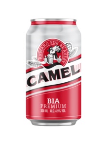 Cerveza Lager Premium Camel, Lata de 330 ml, Bebida Alcohólica Enlatada, 4.5% Vol., Fría, Vietnam, Buena Calidad - Product Image 6