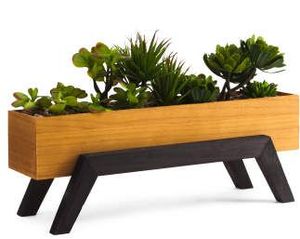 Wooden <b>planter</b> <b>box</b>, modern plant stand, indoor plant holder, wooden flower pot, succulent <b>planter</b> <b>box</b>, decorative <b>planter</b> stand, - Product Image 2