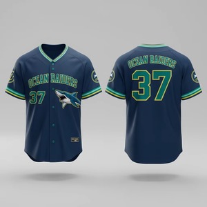 Camiseta de Béisbol con Tema de Galaxia, Manga Corta, Botones Delanteros, Uniforme Deportivo para Hombre, Ropa Deportiva de Secado Rápido para el Día del Partido - Product Image 5