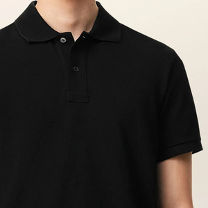 T-shirt pour homme de haute qualité avec fermeture boutonnée, prix abordable, design 2026 de haute qualité, couleur unie et col rabattu - Product Image 4