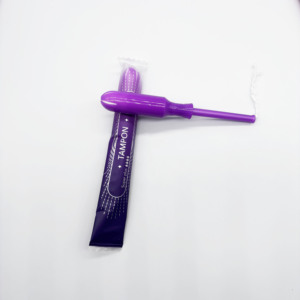 Tampones para Mujer OEM, Venta al por Mayor, Desechables, 100% Algodón Orgánico, Tampones Menstruales Vaginales Clean Point - Product Image 2