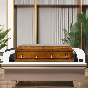 Regina <b>Casket</b> Modern Eco-Friendly Wooden <b>Casket</b> Coffin <b>for</b> Adults Customized Service <b>for</b> <b>Ashes</b> Pets and Babies-Vietnam Factory - Product Image 3