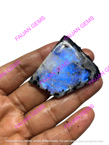 FAIJAN GEMS - Piedras Preciosas Semipreciosas Naturales de Alta Calidad, Cabochones de Piedra Lunar Blanca Arcoíris, para Joyería, en Grandes Cantidades - Product Image 3