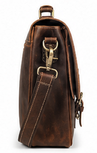 Gravs Classic Vintage Genuine Leather Messenger <b>Bag</b> Business Laptop Satchel Travel <b>Bag</b> Portable High Quality OEM ODM Wholesale - Product Image 5