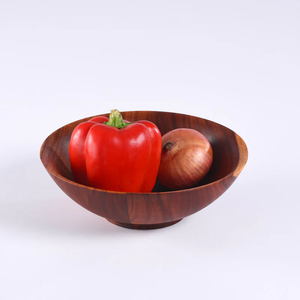 ชามไม้สำหรับเสิร์ฟอาหารและผลไม้อบแห้ง ทนทานเป็นพิเศษ น้ำหนักเบา เหมาะสำหรับเสิร์ฟและจัดเก็บ ใช้ได้ทั้งที่บ้านและโรงแรม - Product Image 4