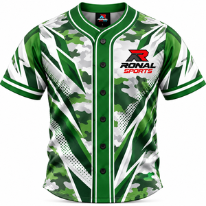 Camisetas de Béisbol para Hombre, Uniformes Personalizados con Sublimación, Ropa de Béisbol en Oferta, Servicio OEM para Adultos, Competitivo - Product Image 1