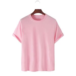 Camiseta lisa para niñas, corte regular, para gimnasio, cómoda, absorbente de sudor, 100% algodón peinado, precio al por mayor - Product Image 1