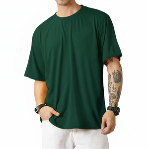 Camisetas de Verano Casuales Personalizables de Manga Larga para Hombre, de Alta Calidad, 100% Algodón, Transpirables, de Secado Rápido, Ecológicas, de Corte Holgado - Product Image 3