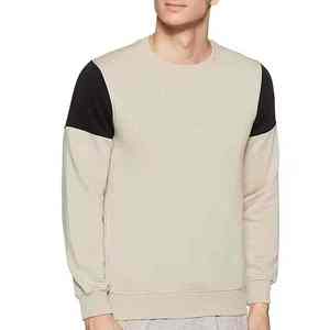 Wholesale Men's Winter Sweatshirts 100% Cotton Custom Logo <b>Personalized</b> Breathable Casual Pullover Hoodie with panel work - Product Image 1