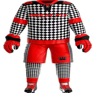 ชุดยูนิฟอร์มฮอกกี้น้ำแข็งแขนสั้นแบบใหม่ ระบายอากาศได้ดี ไซส์พลัส สำหรับเล่นกีฬาและฝึกซ้อม - Product Image 4