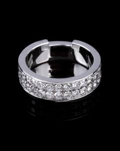 Anillos de Aro de Plata de Ley 925 con Moissanita VVS que Pasan la Prueba del Diamante, Estilo Hip Hop de Lujo - Product Image 2