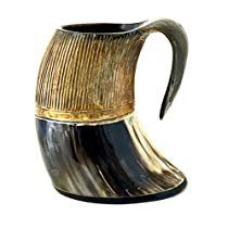 Mug en corne artisanal, vaisselle en corne, articles de table en corne, articles de bar en corne, articles de cuisine en corne - Product Image 4