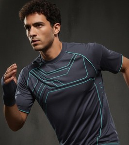 Camiseta de Fútbol para Hombre, de Alto Rendimiento, Poliéster/Algodón, Transpirable, de Secado Rápido, Cuello Alto, Color Sólido, para Entrenamiento y Partidos de Otoño - Product Image 6