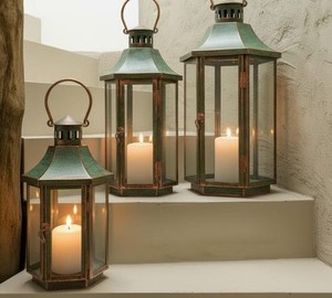 Lanterne suspendue en métal antique, autre fonction que la décoration, lanterne à bougie suspendue de haute qualité pour lanterne à bougie décorative - Product Image 1