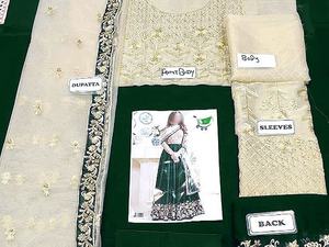 หนักปักสีเขียวชีฟองชุดแต่งงานที่สง่างาม Maxi ขายร้อน2021 - Product Image 3