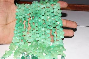 ลูกแพร์คริโซเพรสธรรมชาติขนาด8มม. อัญมณีหลวม8นิ้ว - Product Image 2