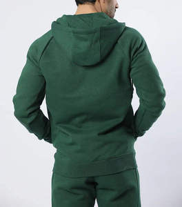Mens Terry Track Suit Custom Embroidery Hoodie Sweatpants Set Breathable Sports Outfit Jogger <b>Tracksuit</b> - Product Image 6