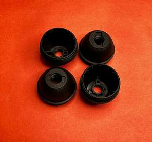 ขั้วหลอดไฟพลาสติกแบบเกลียวเต็มตัว E27 พร้อมวงแหวนสองวงและเกลียวพลาสติก - Product Image 3